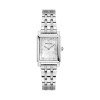 Bulova Classic Sutton 96P244 dameklokke med perlemorskive, diamantdetaljer og stållenke.​
