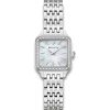 Bulova Classic Sutton Square 23mm - 96R256 med firkantet kasse, glitrende detaljer og stållenke