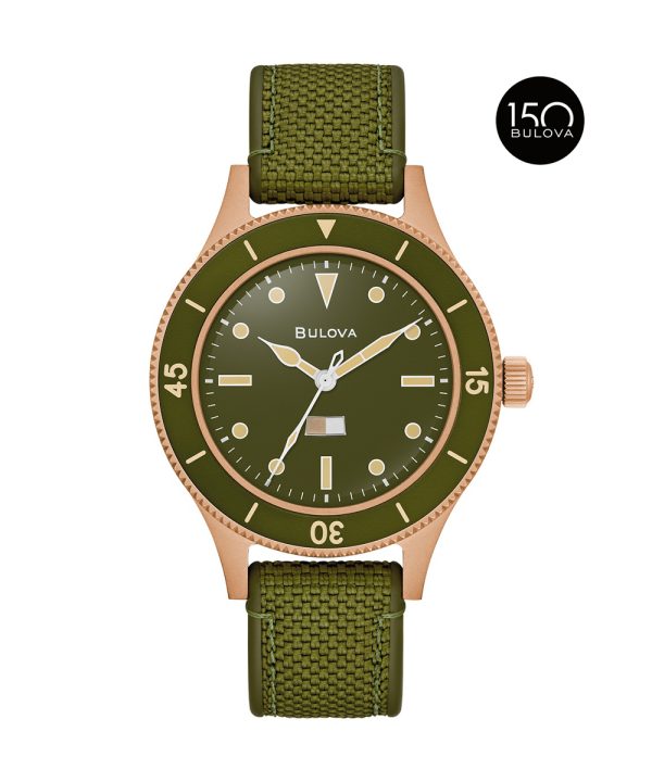 Bulova Heritage-Inspired MIL-SHIPS Bronze 41mm - 98A324