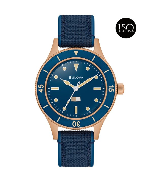Bulova Heritage-Inspired MIL-SHIPS Bronze 41mm - 98A325