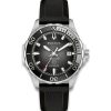 Bulova Marine Star Series B Classic Automatic 43mm - 98B465 med mørk skive, sort bezel og sort silikonrem