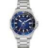 Bulova Marine Star Series B Classic Automatic 43mm - 98B466 med blå skive, automatisk urverk og sporty dykkerinspirert design.