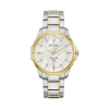 Bulova Marine Star 98P227 dameklokke med perlemorskive, diamantindekser og to-tonet stållenke.​