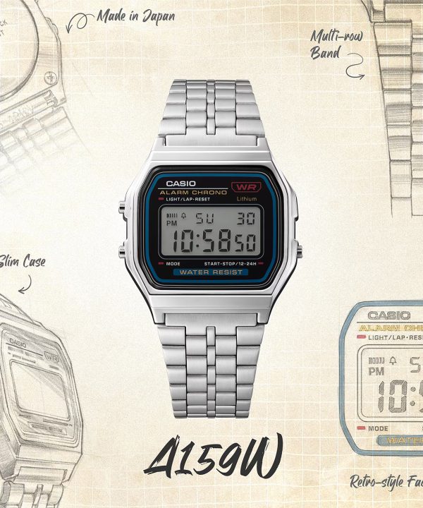 Casio Vintage 33mm - A159WE-1EF - Bilde 8