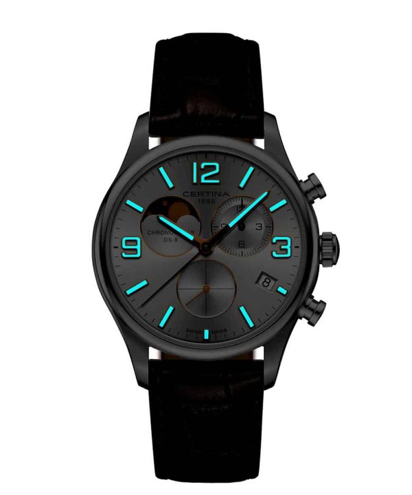 Alternative view of Certina DS-8 Moon Phase 42mm - C033.460.16.037.00