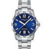 Certina DS Podium 40mm C034.451.11.047.00 herreklokke med blå tallskive, rustfritt stållenke og chronometer-sertifisert quartzverk