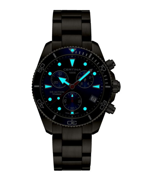 Alternative view of Certina DS Action Titanium Chrono 42mm - C048.417.44.041.00