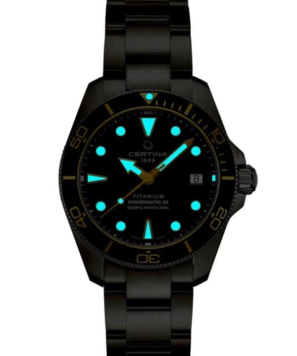 Alternative view of Certina DS Action Diver 38mm Powermatic 80 - C048.807.44.051.00