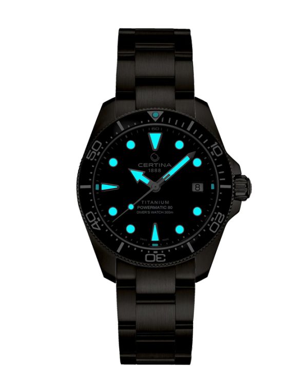 Alternative view of Certina DS Action Diver 38mm Titanium - C048.807.44.051.01