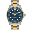 Certina DS Action Diver Powermatic 80 43mm C032.607.22.041.00 med blå skive og to tonet lenke