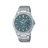 Casio Edifice EFR-S108DE-3AVUEF herreklokke i stål med grønn urskive, safirglass og 40 mm kasse.