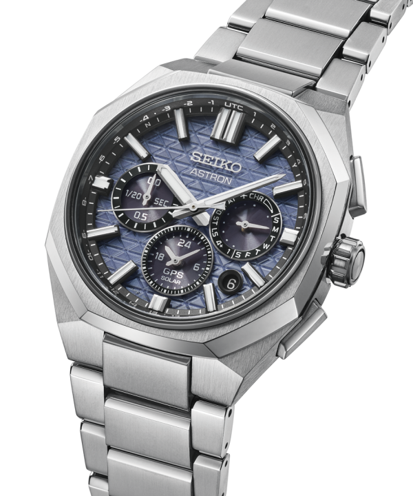 Alternative view of Seiko Astron GPS Solar Dual-Time Chronograph 43.4mm - HAB001J1
