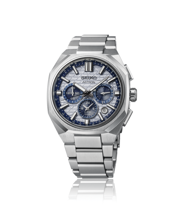 Alternative view of Seiko Astron GPS Solar Dual-Time Chronograph 43.4mm 145th Anniversary Limited Edition - HAB004J1