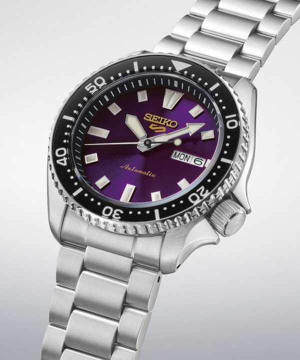 Alternative view of Seiko 5 Sports "SKX series" in Edo Purple 145th Anniversary Limited Edition 42mm - HDB003K1