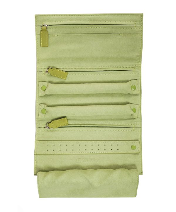 Leanschi jewellery travel pouch/green