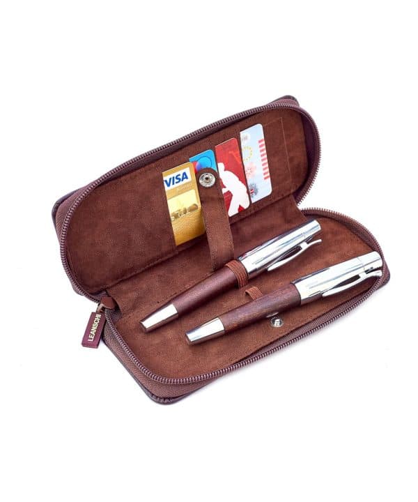 Alternative view of Leanschi multipurpose pouch/brown