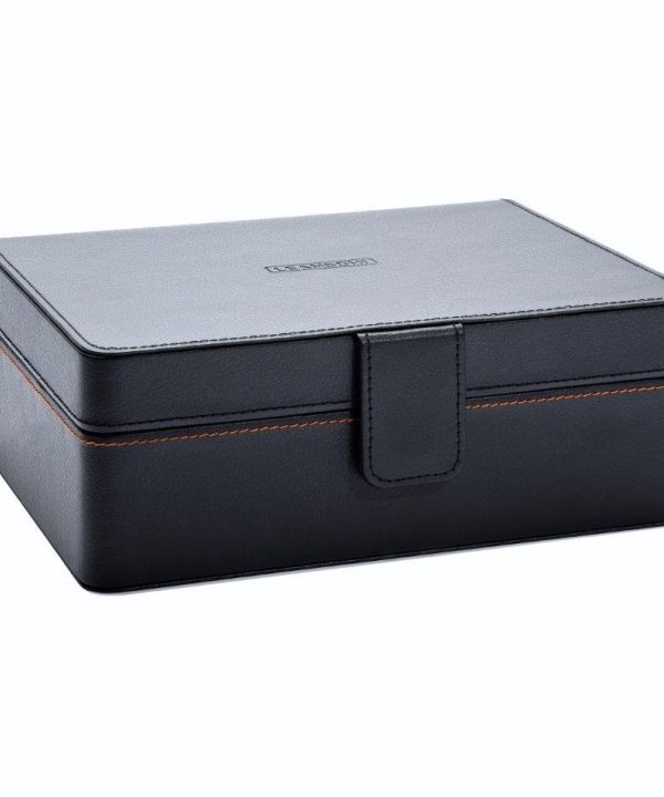 Alternative view of Leanschi 6 slot box/black