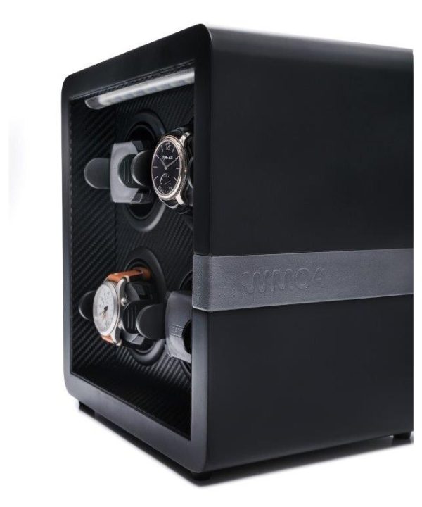 Alternative view of Leanschi watch winder 4 slots/black-black