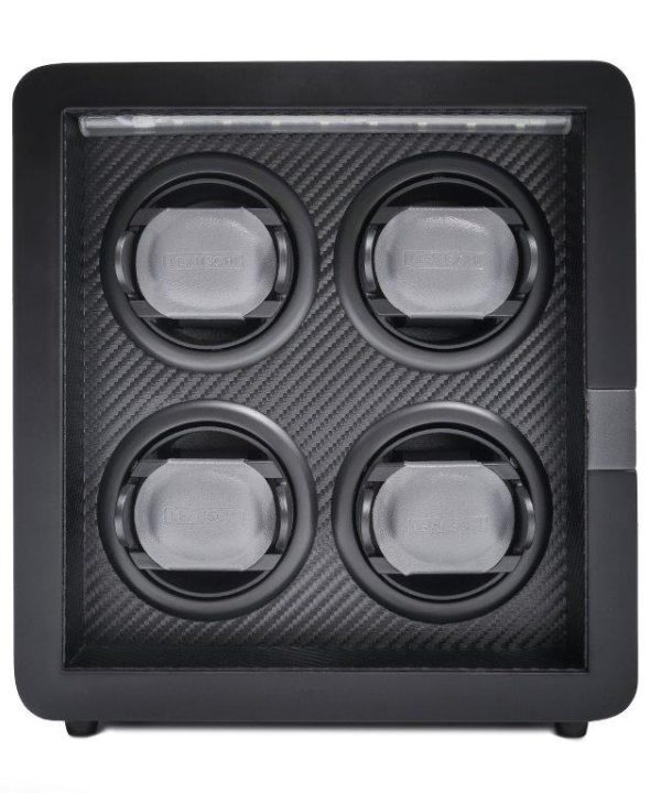 Leanschi watch winder 4 slots/black-black - Bilde 3