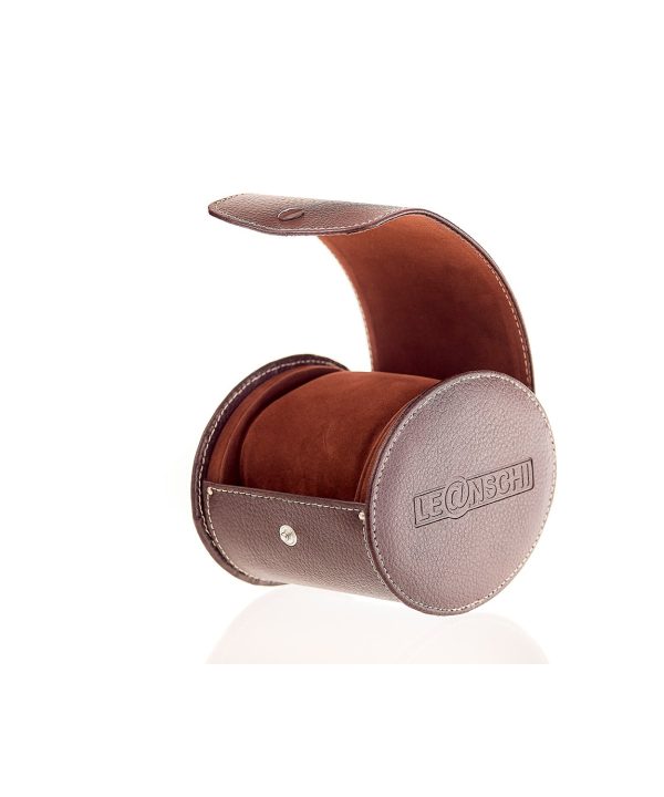 Alternative view of Leanschi single watch roll/brown