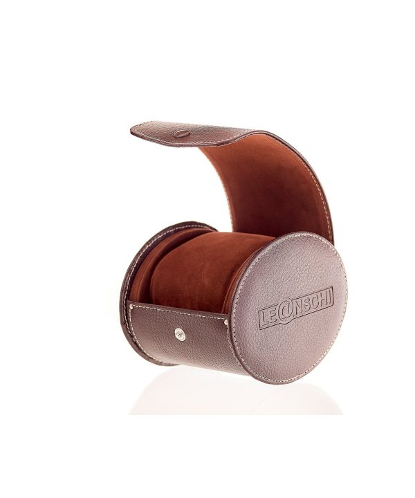 Alternative view of Leanschi single watch roll/brown