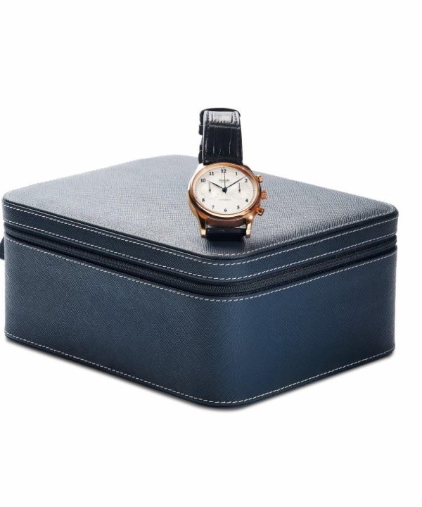 Leanschi 4 slot watch box/blue - Bilde 3