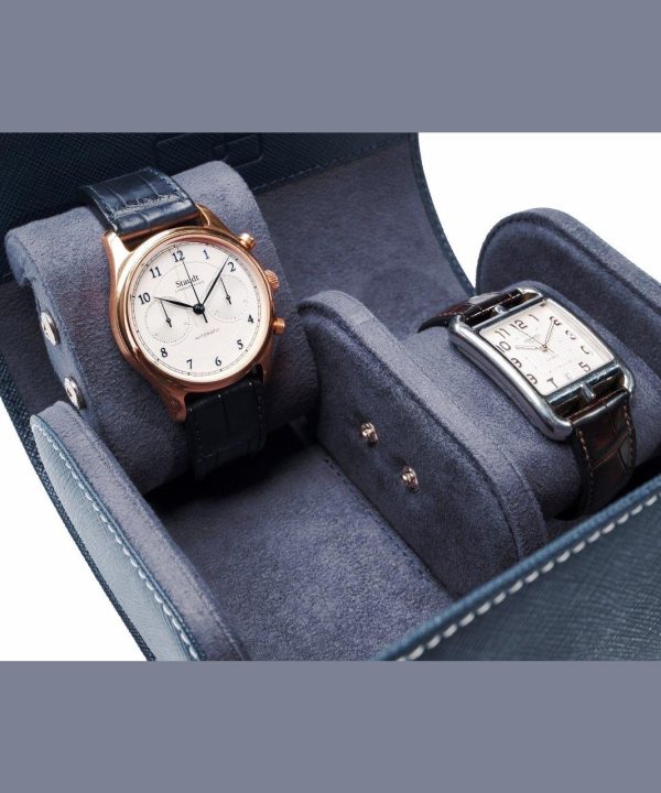 Leanschi 2 watch roll/blue leather - Bilde 4