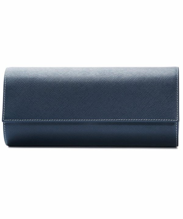 Leanschi 3 watch roll/blue leather - Bilde 3