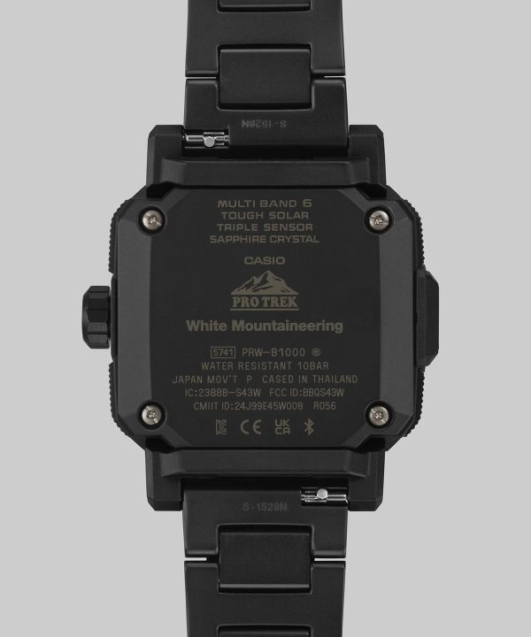 Casio Pro Trek White Mountaineering® 46mm - PRW-B1000WM-1ER - Bilde 3