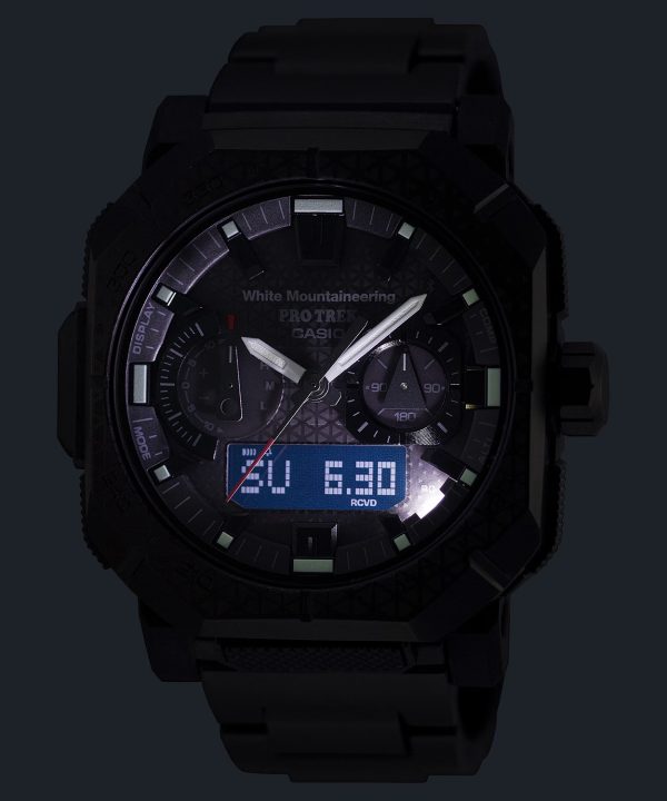 Casio Pro Trek White Mountaineering® 46mm - PRW-B1000WM-1ER - Bilde 4