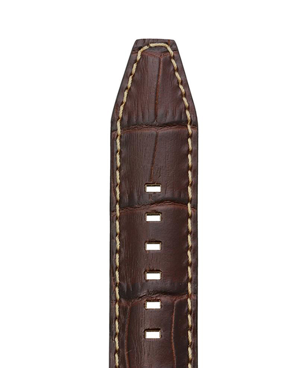 Rochet Sport Luxe «Indiana» Brun Vanntett Alligator Decor Skinnreim XL