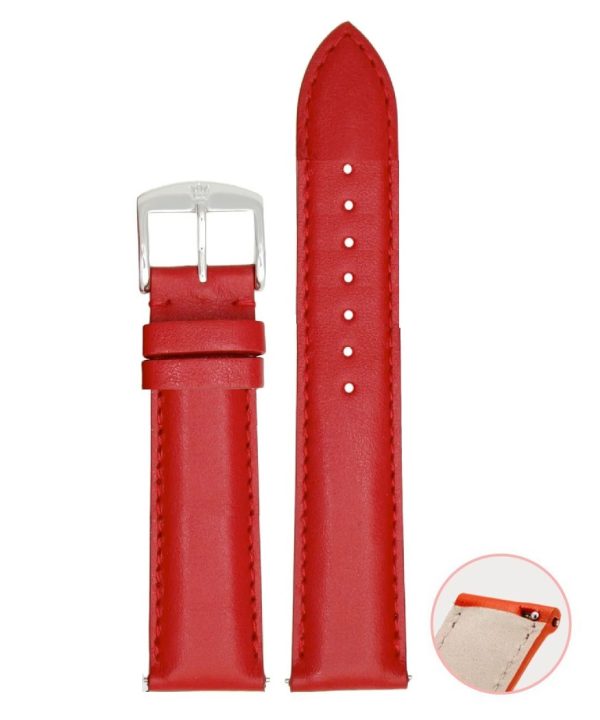 Rochet D´Clic «New York» Rød Skinnreim XS